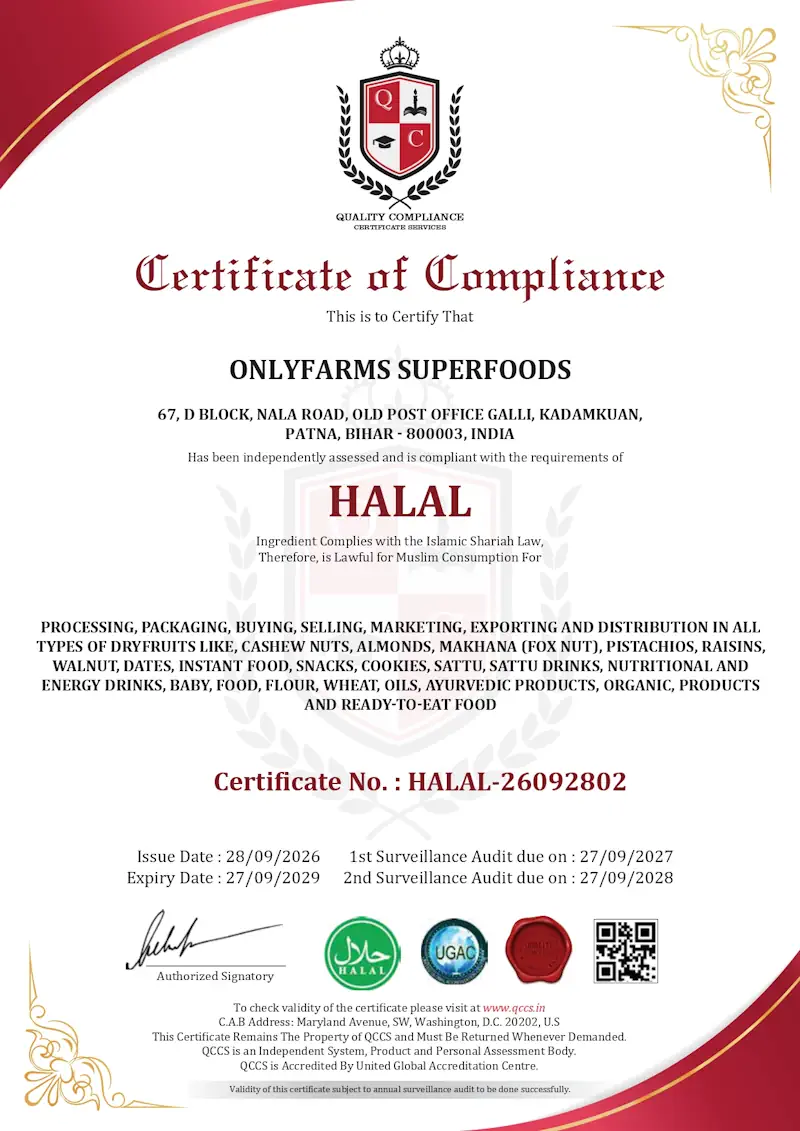 Halal Certified OnlyFarms Superfoods page 0001
